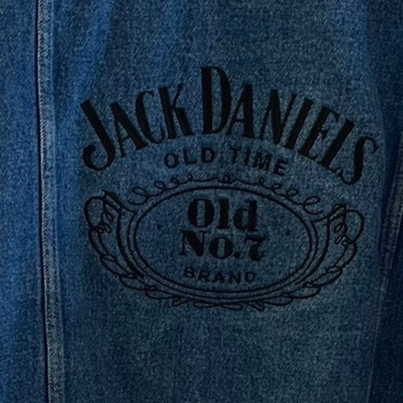 Wrangler Hero Men Big & Tall Farm-House Trucker Jack Daniels Jean Jacket Sz 3XL - Picture 6 of 11